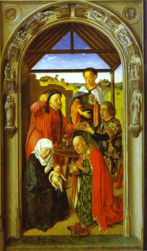 Dieric Bouts The Adoration of Magi. oil painting picture